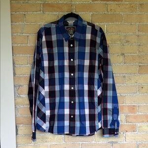 Martinique Blue Checkered Men's Shirt